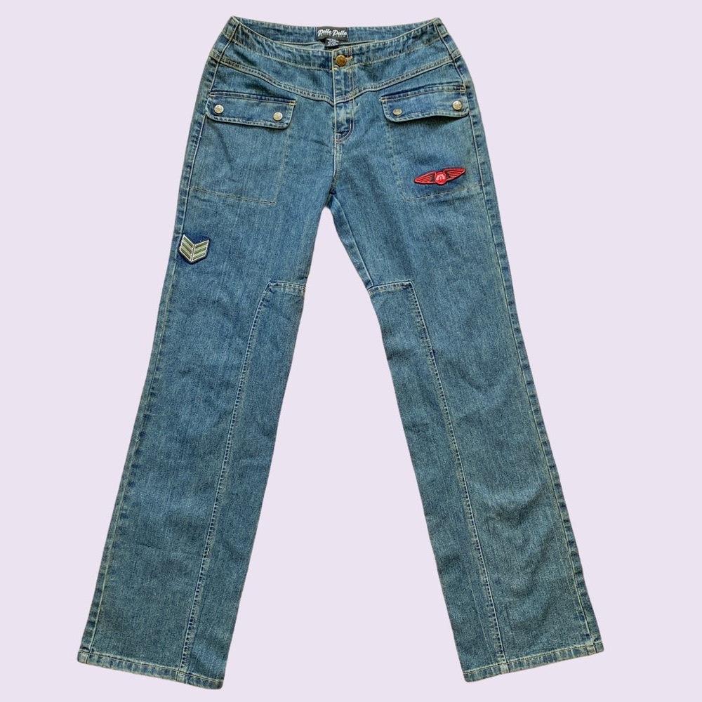 Pelle Pelle Vintage 90s High-Waist Wide-Leg Jeans